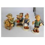 Four Goebel figures: 15th Anniversary honey pot, B