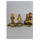 Two Hummel figures: The Smart Little Sister & Stea