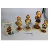 Five Hummel/Goebel figures: Morning concrete, Litt
