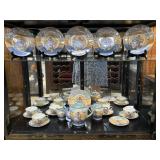 Japanese lusterware luncheon service for 4