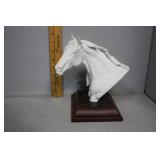 Kaiser W. Germany busted horse on wood block