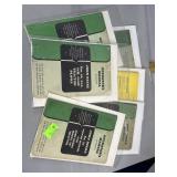 Six John Deere tractor manuals