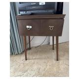 Necchi sewing machine in MCM cabinet