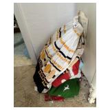 Christmas sweaters, skirt, & assorted clothing