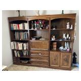 Broyhill Lenoir House 3pc bookcase unit with drop