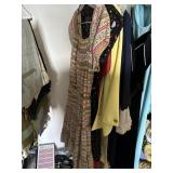 Vintage clothing - 4 dresses, 3pc yellow leisure s