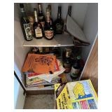 Collector bottles, Yellow books *vintage* & Citrus