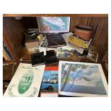 Ephemera grouping - 1960s texts, advertising postc