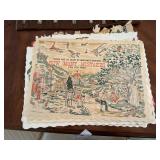 Vintage Florida paper restaurant placemats *some w
