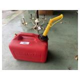 1 gallon gas can with stopper