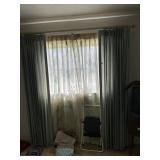 Master bedroom drapery