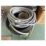 garden hose & 5' pro garden edge