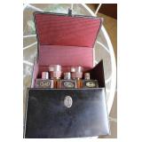 Vintage travel bar set - scotch, rye, bourbon & tw