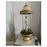 Pair oil rain lamps with goddesses