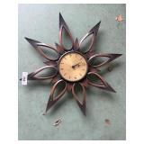 Syroco 1960s starburst clock