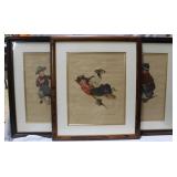 Three Norman Rockwell framed prints 29" x 24.5"