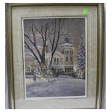 "Sleigh Ride" by artist Douglas Laird signed artis