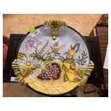 Oversized Italian style platter - 18" D