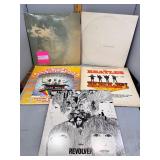 Four Beatles Albums & Imagine by John Lennon -