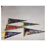Six advertising pennants - Brown County State Park
