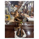 Abduction of Sabine Woman" sculpture bronze 24.5P