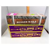 Three Rail King train cars in box Rugged Rails fre