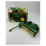 John Deere tractor & implement diecast model