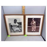 Two autographed photos - Twins Jerry Olsen & Brook