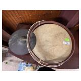 Antique Military cymbal & drum