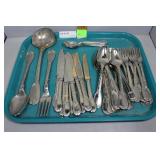 Silverplate flatware service for 12