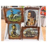 6x$ - Original pallet paintings of Native American