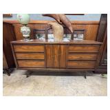 United Furniture Co. MCM low 9 drawer dresser 66"