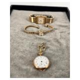 ladies Bulova watch, ladies wrist watch & Waltham