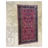 Machine Persian wool area rug 3