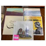 7 albums - Jethro Tull, Chicago, Easy Rider, Alan