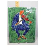 Oversized artist tile - Violinist