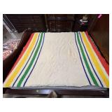 Pendleton(?) wool blanket some stains on blanket