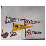 Five MLB baseball pennants - Toronot Bluejays,