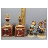 Four Goebel figures - Honor Student, Apple Tree, H