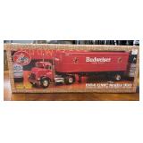 Ertl Budweiser semi truck & trailer in box