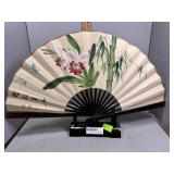 HP bamboo Chinese character fan