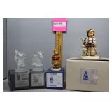 Four Goebel Figures - Little Goat herder, Clear as