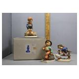 Three Goebel Figures - Merry Wanderer, Barnyard He