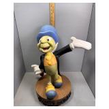 Jiminy Cricket 20" figure on pedstal with