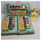 Three Vintage Christmas Comet Christmas Lights