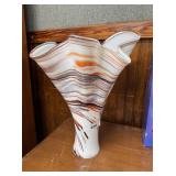 Ukrainian ribbon vase 16" H