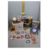 Baseball Memorabilia incl autograph baseball Todd
