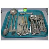 Silverplate flatware service for 12