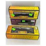 Three Rail King freight cars