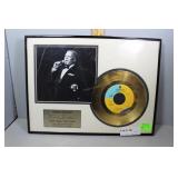 Framed New York, New York Frank Sinatra 24kt gold